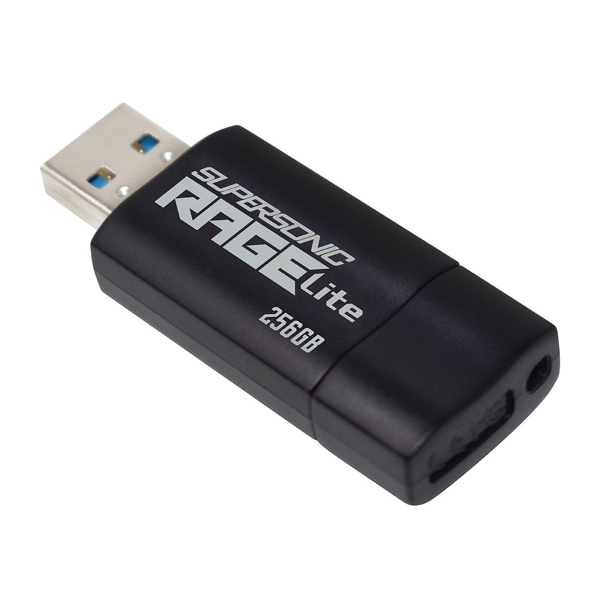 Patriot Rage 256GB USB 3.2 Flash Drive Retractable Thumb Drive Memory Stick