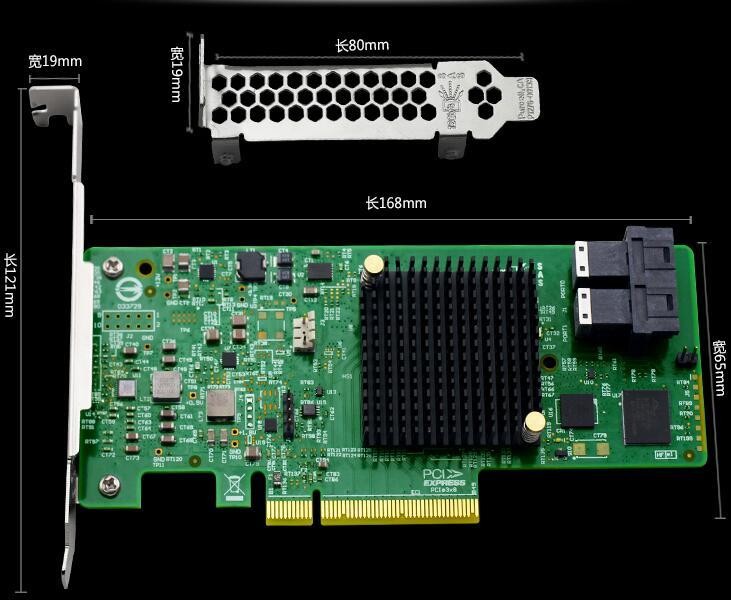 OEM LSI MegaRAID 9341-8i Single 8Port SATA/SAS PCI-E3.0 12Gb/s Controller Card