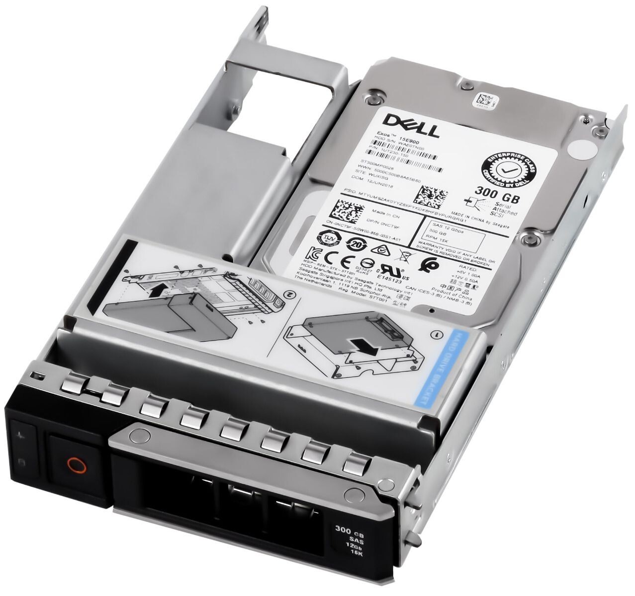 HARD DRIVE DELL 0NCT9F NCT9F ST300MP0026 300GB 15000RPM 256MB SAS-3 3.5" inch