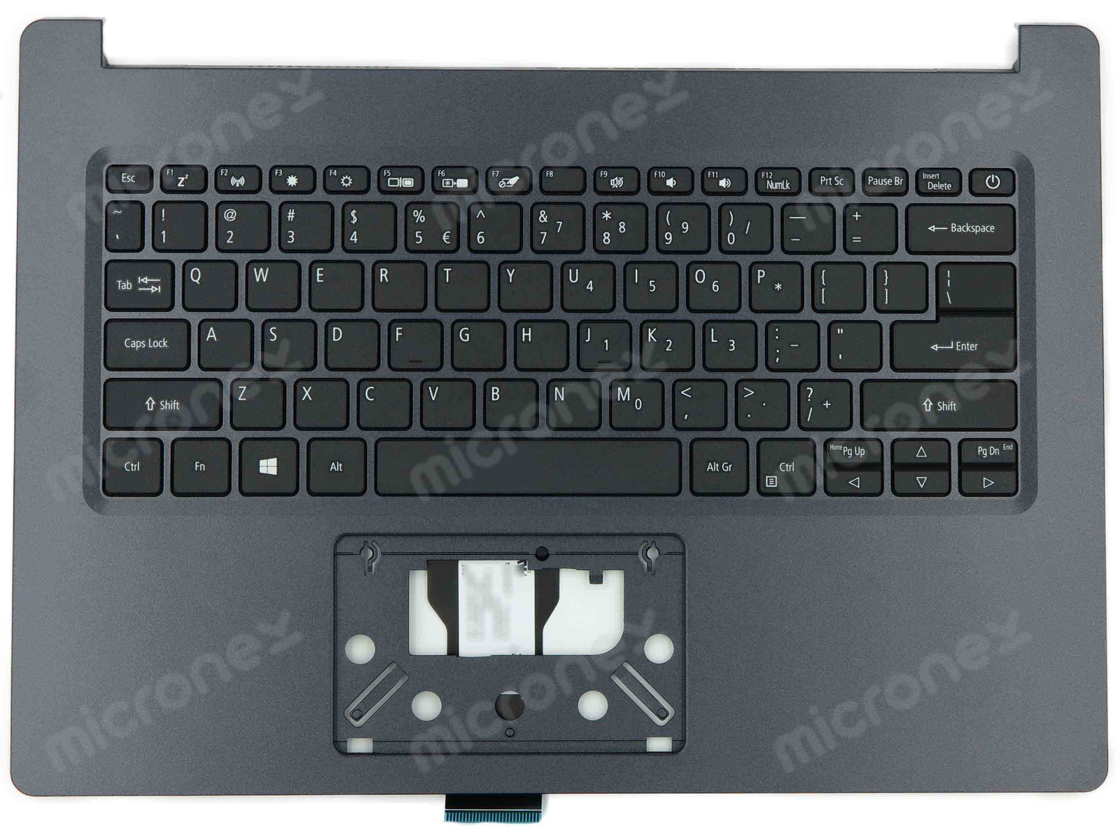 FOR Acer 6B.HVVN7.030 Palmrest Keyboard US-International