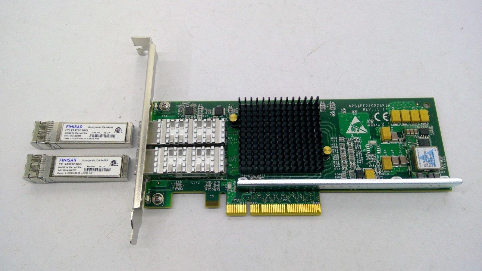 Silicom PE210G2SPI9-SR Dual Port 10Gigabit Ethernet PCIE Server Adapter Ver 1.4