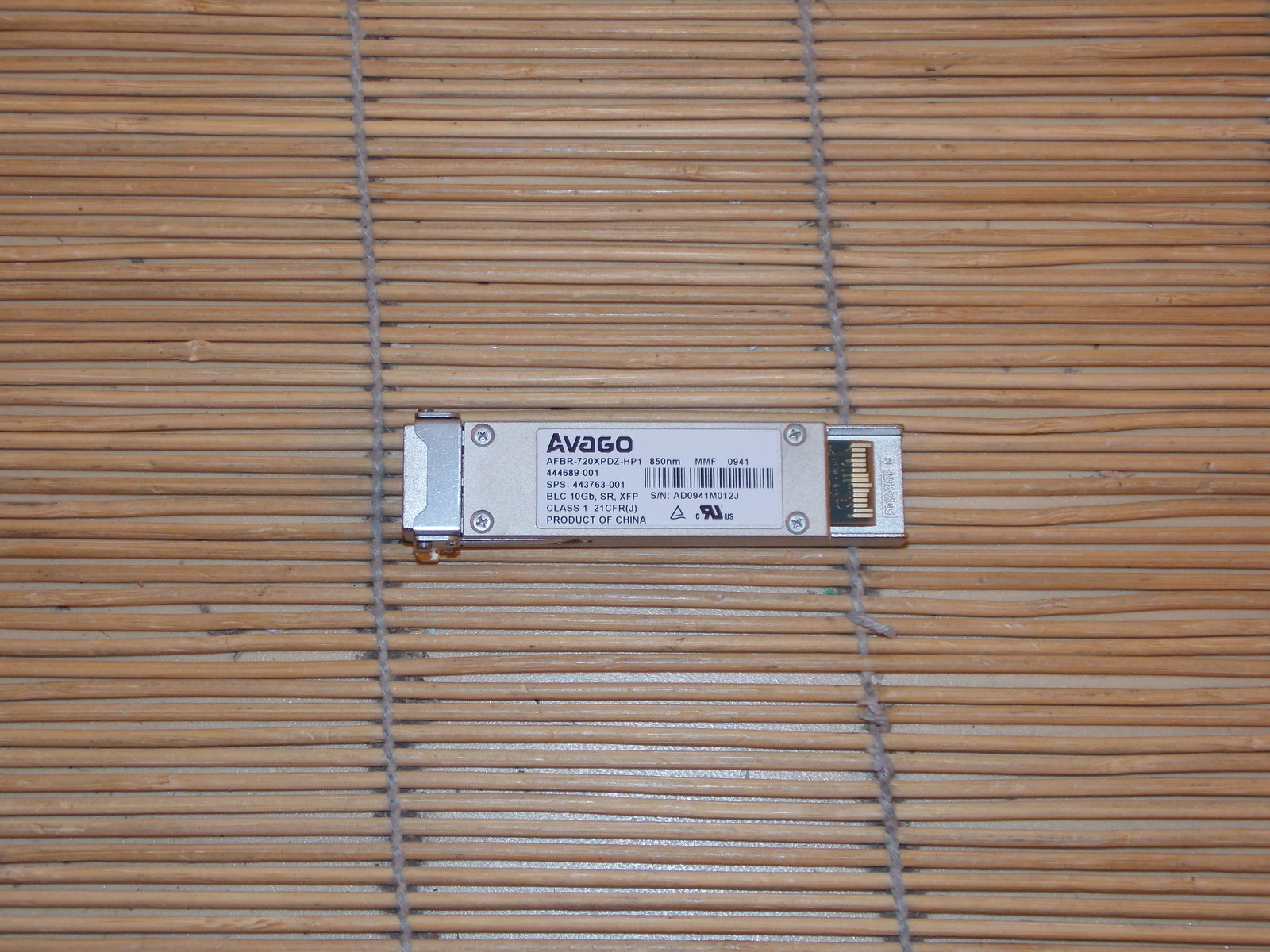Avago AFBR-720XPDZ-HP1 SR 10G 850nm XFP HP 444689-001 443763-001 Transive BLC