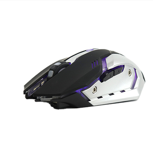 Wireless Charging Silent Gaming Mouse 1600dpi, 2.4GHz for PC Laptop
