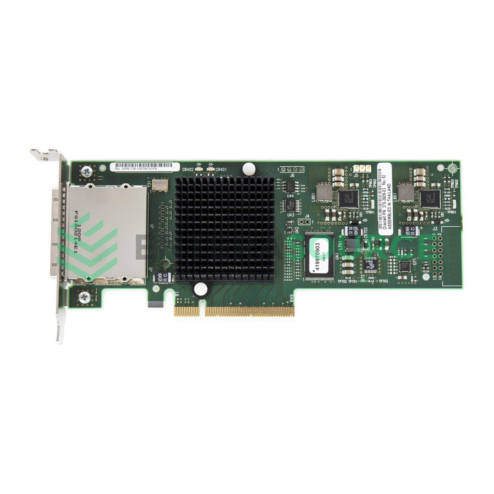 Sun Oracle 375-3609-03 8-Port 6Gbps SAS HBA PCIe RAID Card [Low Profile]