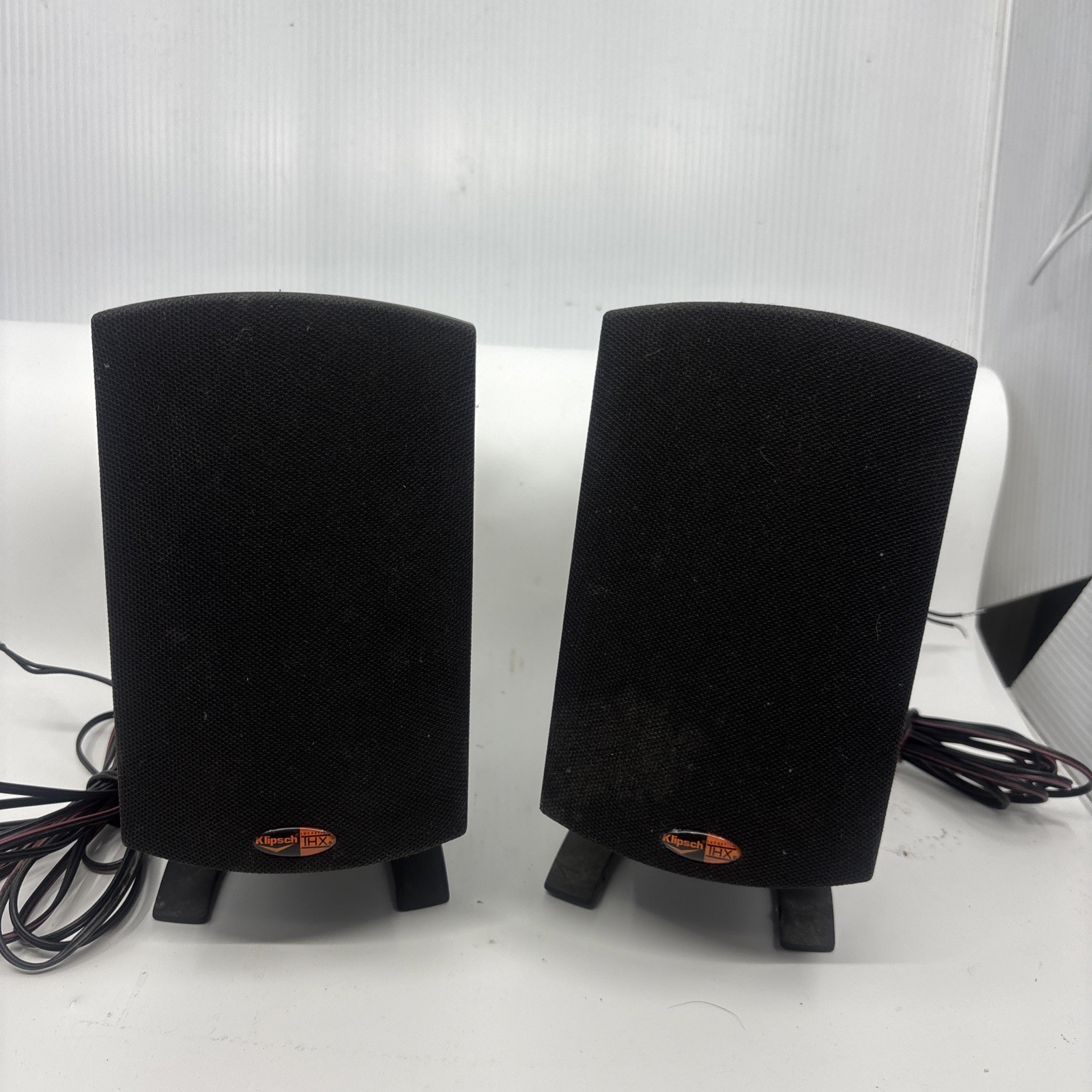 Klipsch ProMedia Satellite Speakers Pair w/ Stands