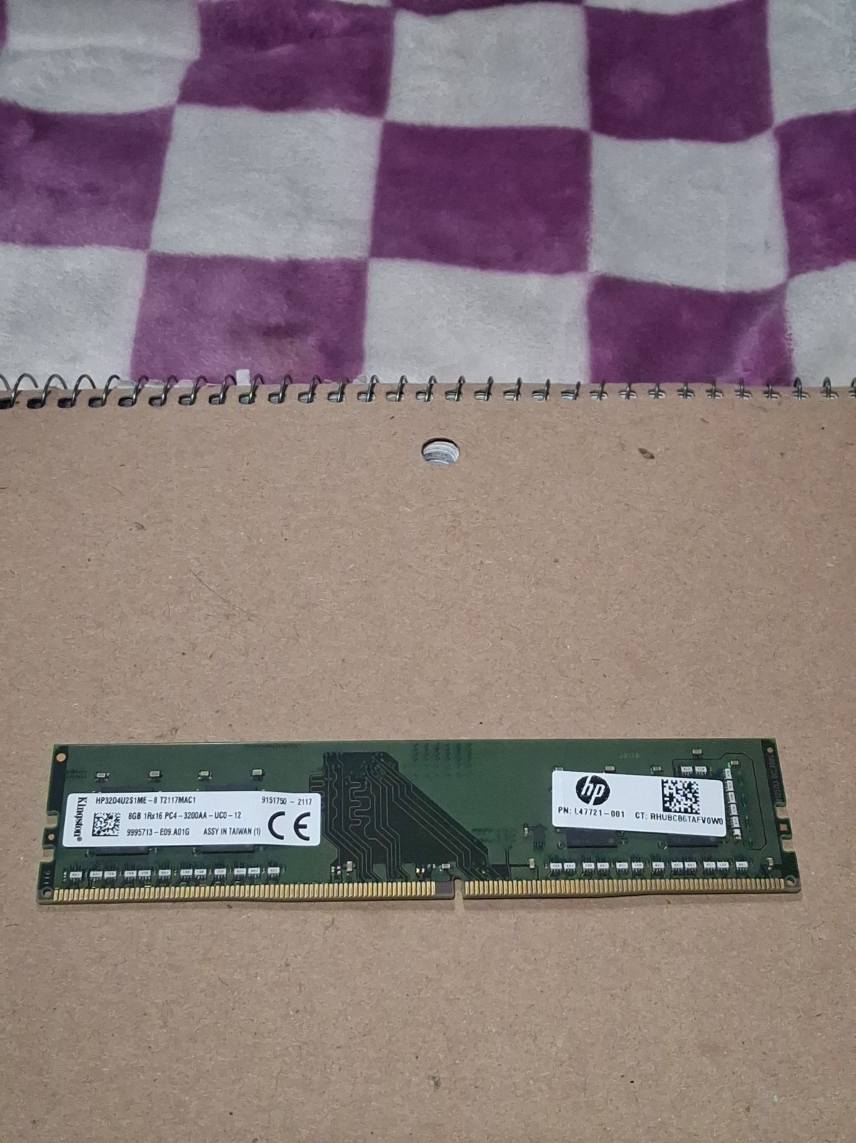 Kingston 8GB DDR4 3200 MHz PC4-25600 DIMM Desktop Memory RAM 1x 8G