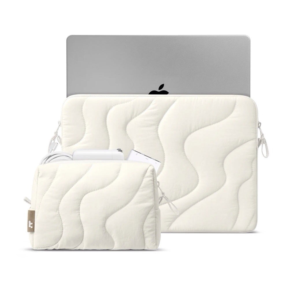 360 Protective Puffy Laptop Sleeve Set for 13-inch MacBook Air M5/A3449 2026, M4