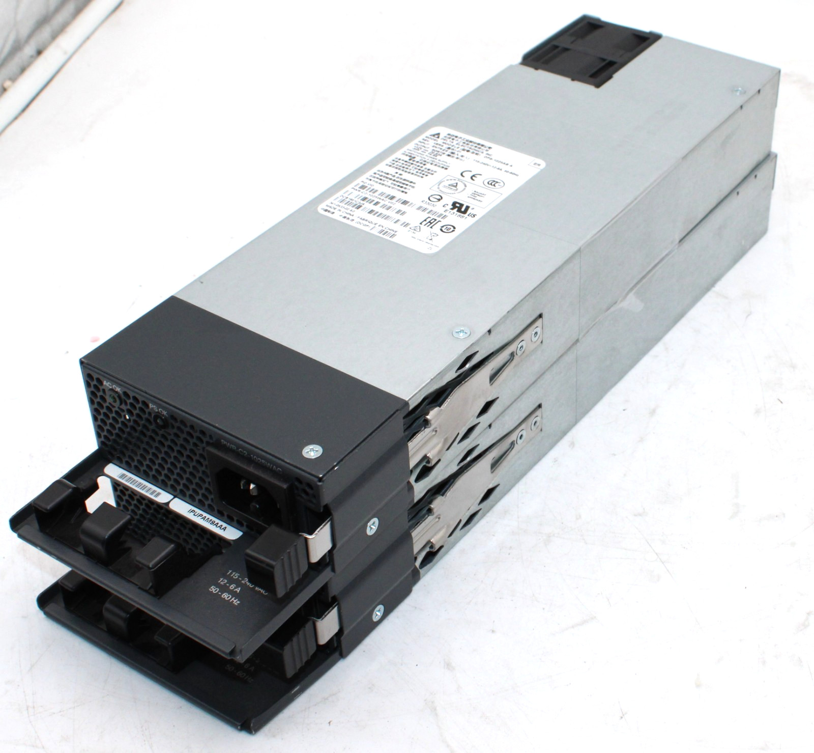 Lot of 2 - Cisco Catalyst 1025W Power Supply PWR-C2-1025WAC Delta DPS-1025AB A