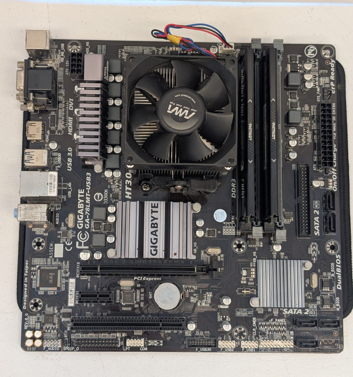 GIGABYTE GA-78LMT-USB3 R2 AM3+ Bundle | AMD Athlon X2 | 16GB Patriot Viper DDR3