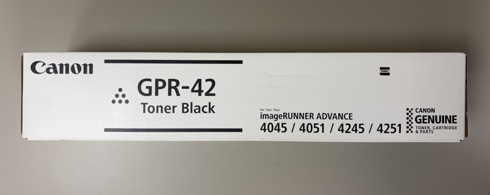 New Genuine Canon GPR-42 Black Toner Cartridge 4791B003