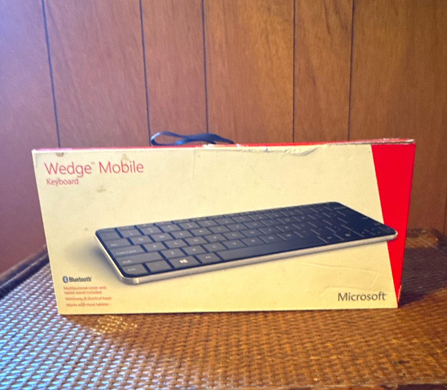 Microsoft Wedge Mobile Keyboard Bluetooth Wireless Portable QWERTY Black