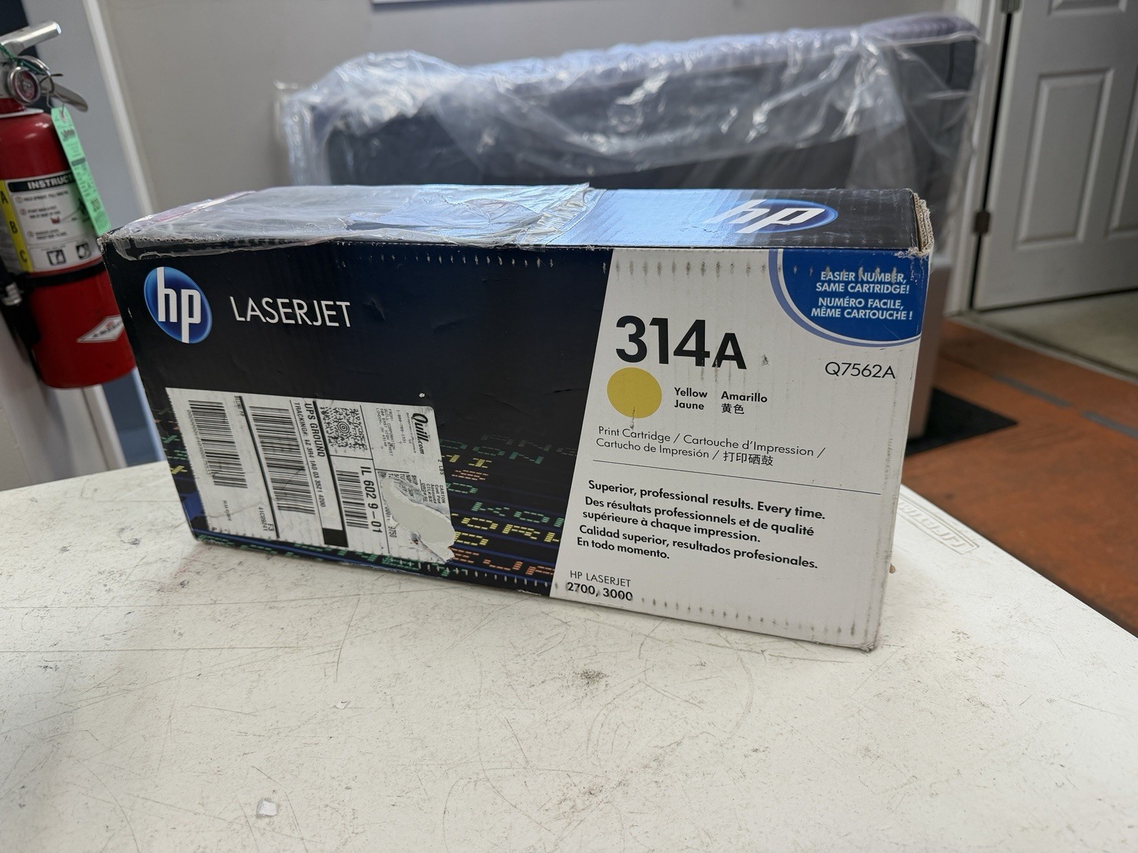 ✅ New Genuine ✅ SEALED LaserJet HP 314A Toner Cartridge Yellow Q7562A 2700 3000✅