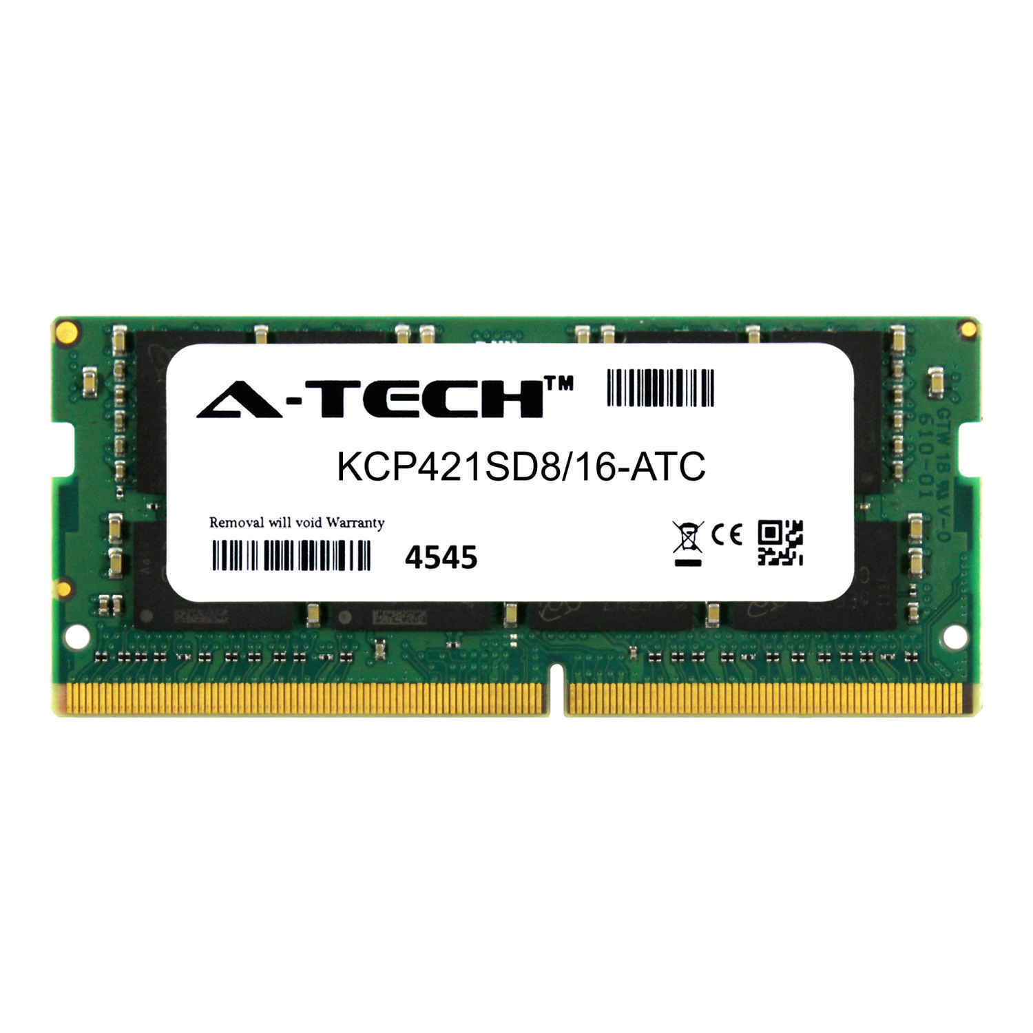 16GB DDR4 PC4-17000 SODIMM (Replacement for Kingston KCP421SD8/16) Memory RAM