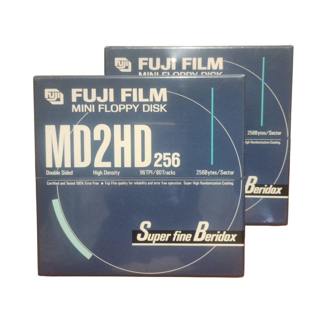 Fuji Film MD2HD 256 5.25" Floppy Disks Box of 20 SEALED Japan Super Fine Beridox