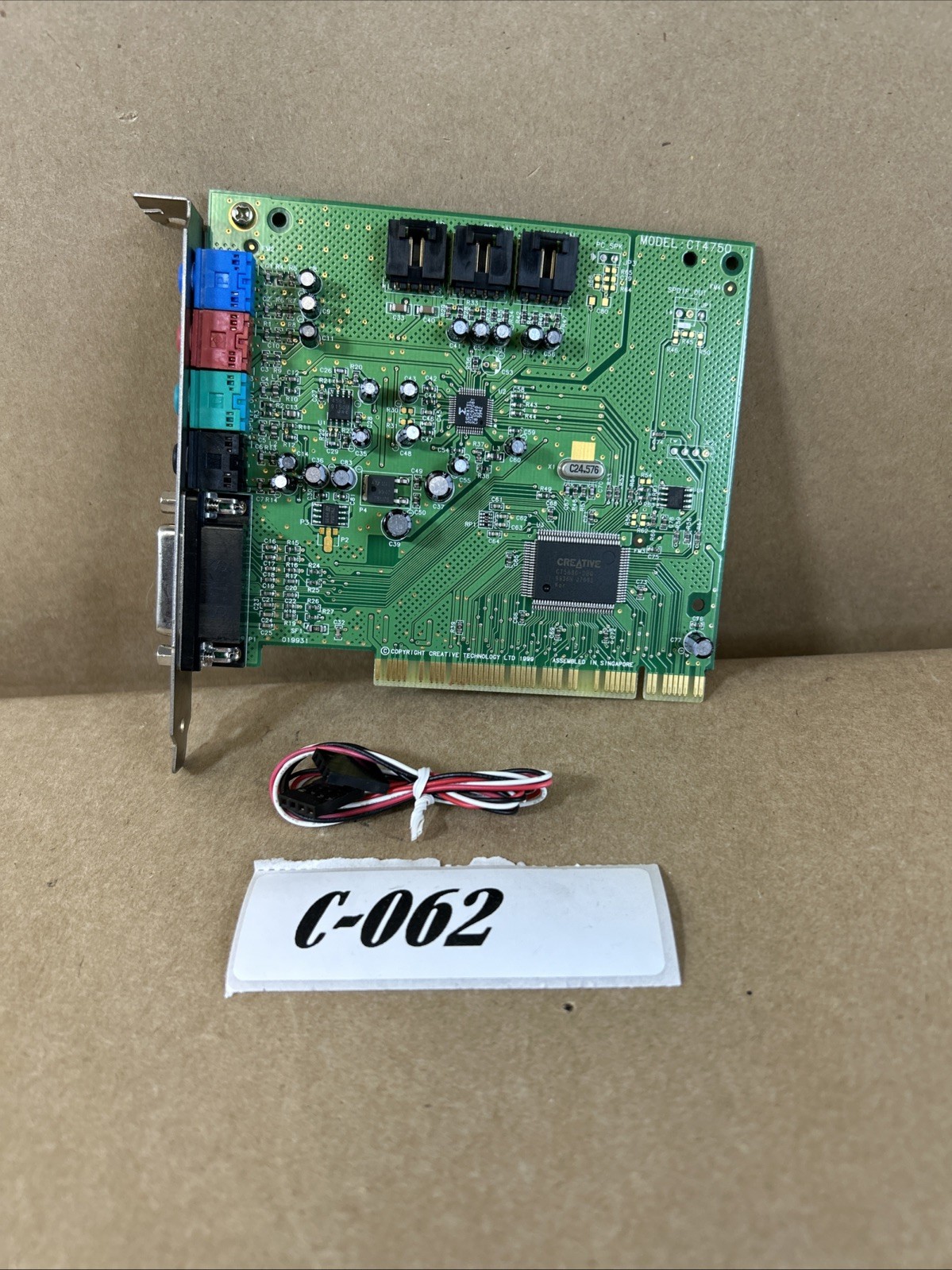 Creative Labs CT4750 Sound Blaster 128 PCI Interface 4-Channel 16-Bit Sound Card