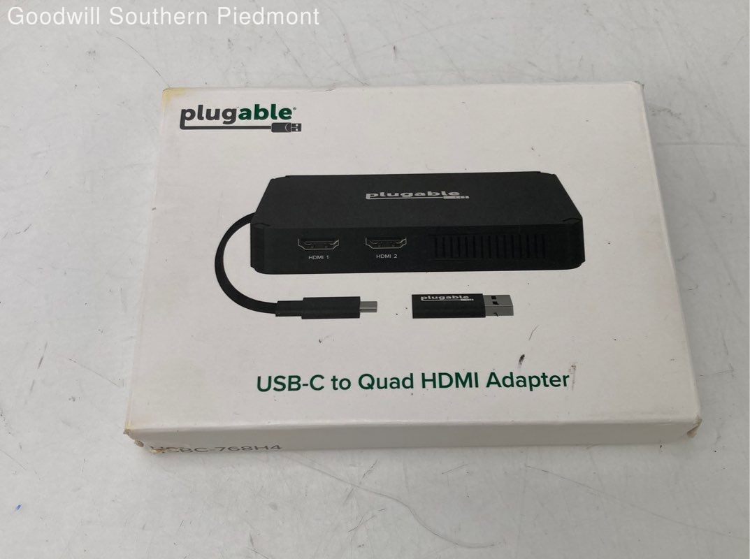 Plugable USBC-768H4 USB-C to Quad HDMI Adapter - Tested