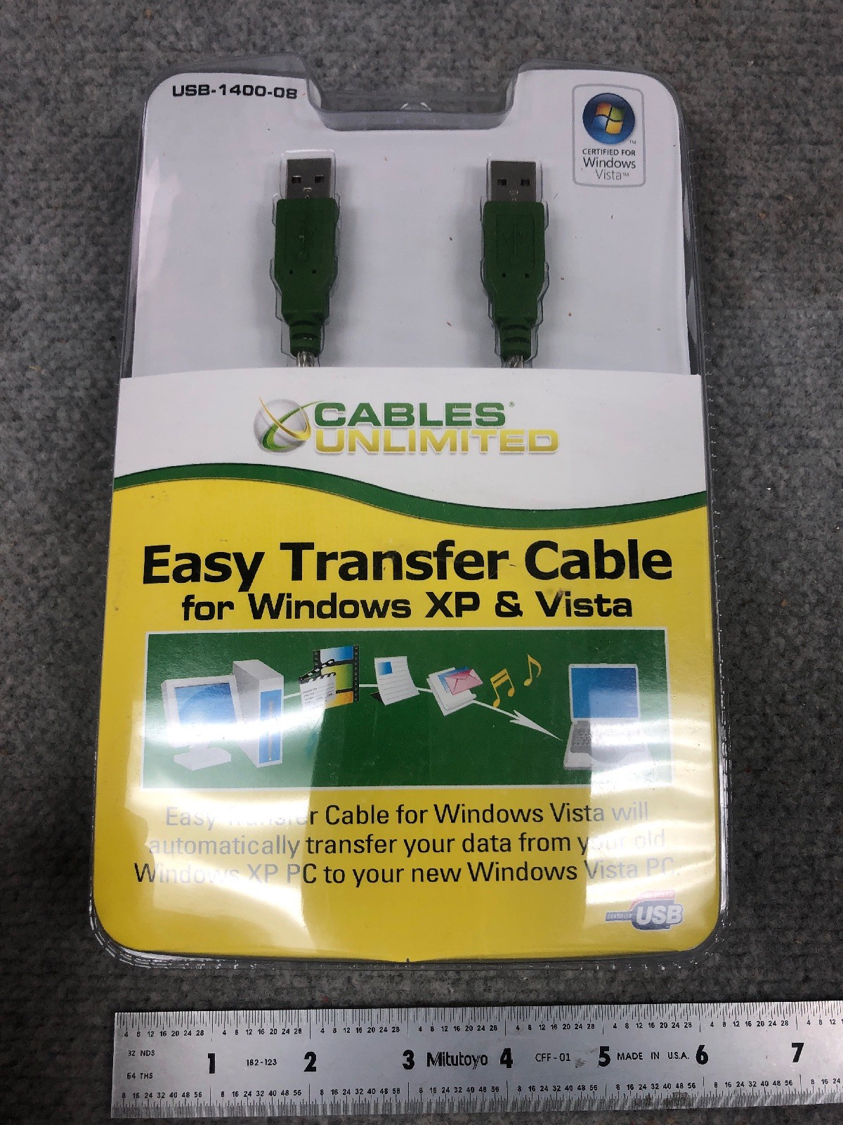 Cables Unlimited Easy Transfer Cable 8’ USB-1400-08