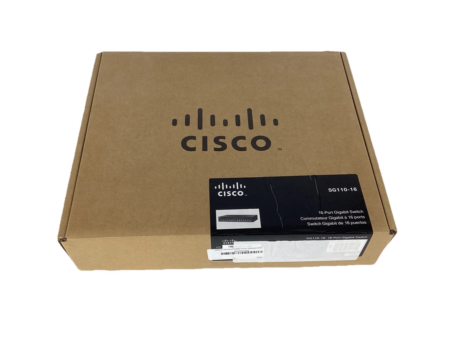 NEW CISCO SG110-16 16-PORT GIGABIT SWITCH OPEN BOX