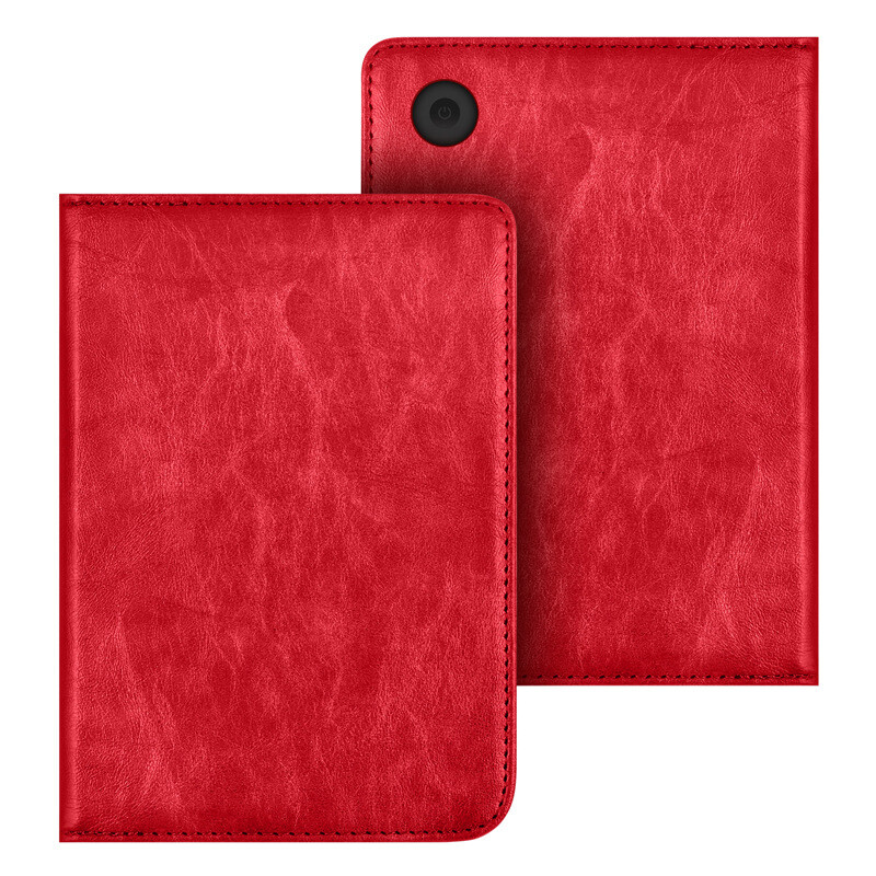 For Kobo Clara Colour/BW/2E Case Stand Holder Leather Smart Cover w/ Hand Strap