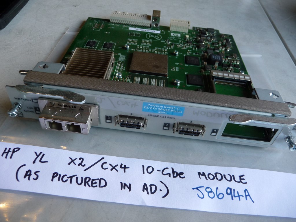 AU SELLER HP J8694-69001 ProCurve Switch yl  X2/CX4 10GbE Module J8694A - TESTED