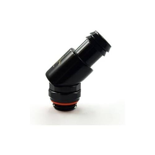 ENZOTECH - 45 Degree Rotary 1/2" Barb Fitting - Black