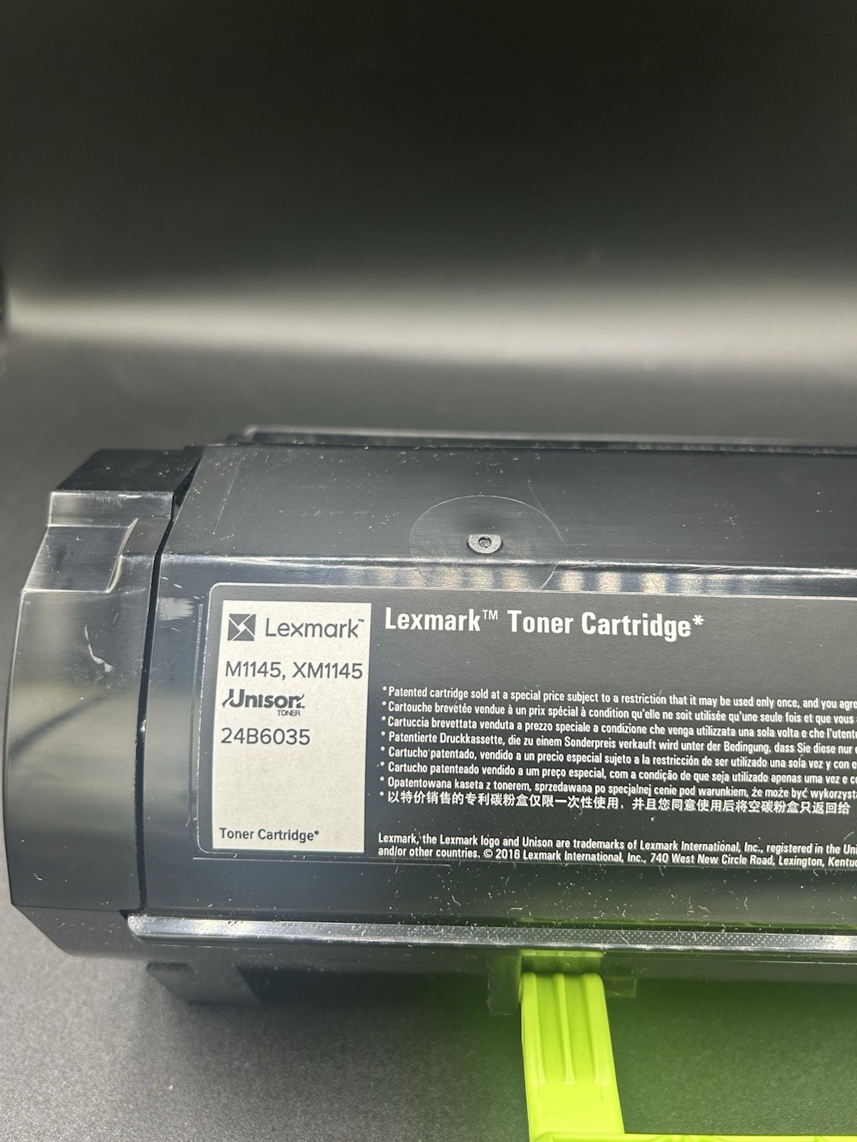 Lexmark 24B6035 Toner Cartridge M1145 XM1145 Unison Black GenuineOEM New Opened