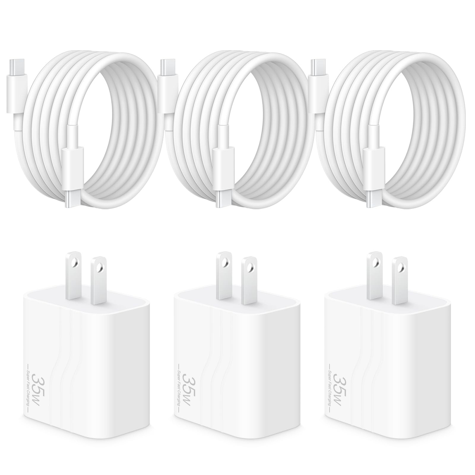 GUUSMART MXC-030 40W iPhone 17/16/15 Fast Charger 6FT Type C Cord