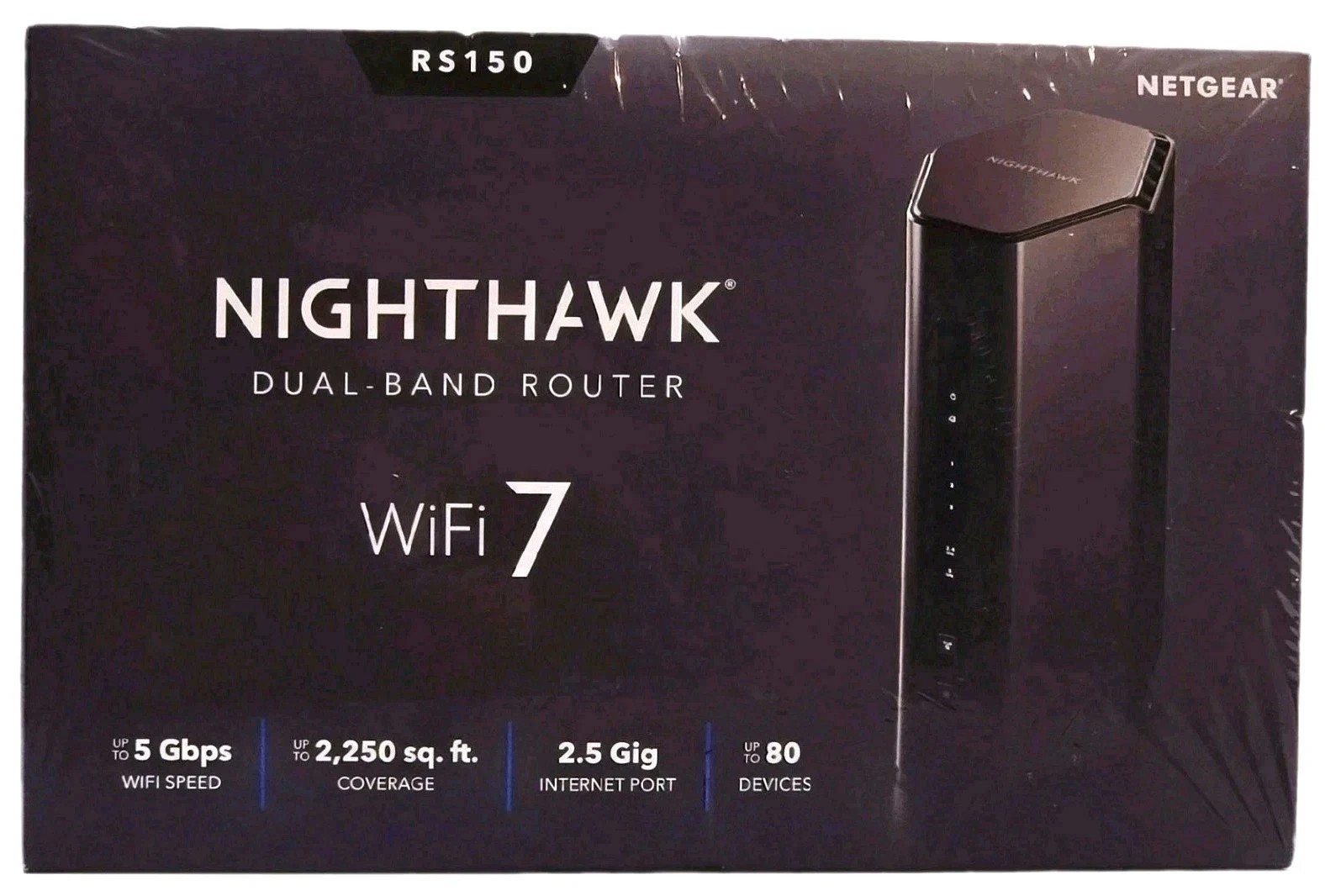 NEW Netgear Nighthawk RS150 Dual-Band Router WiFi 7 (RS150-100NAS) 