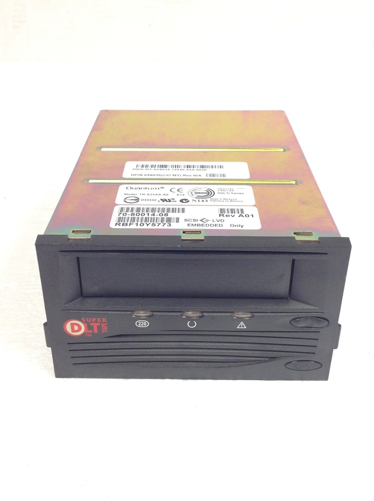 Quantum TR-S23AA-AZ Super DLT Tape Driver, WORKING 