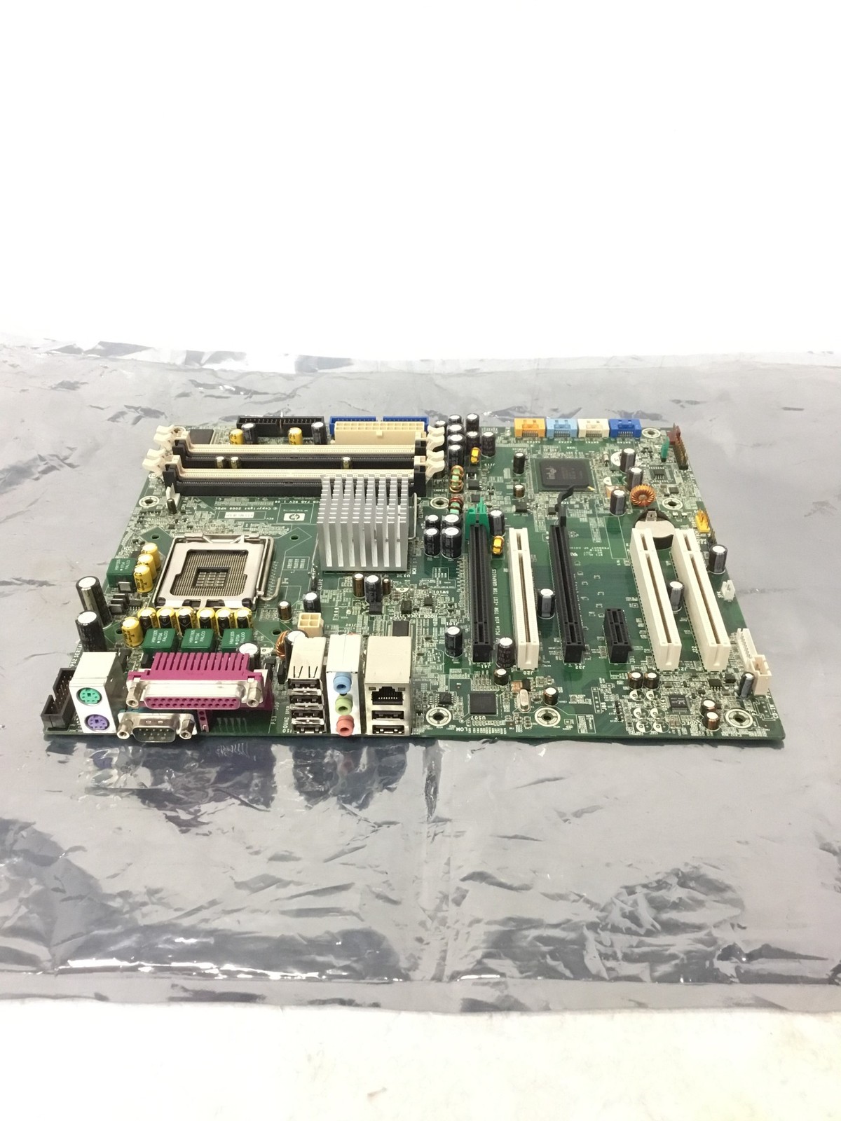 HP 442031-001 LGA775 Motherboard DDR2 PCIe SATA No CPU WORKING  
