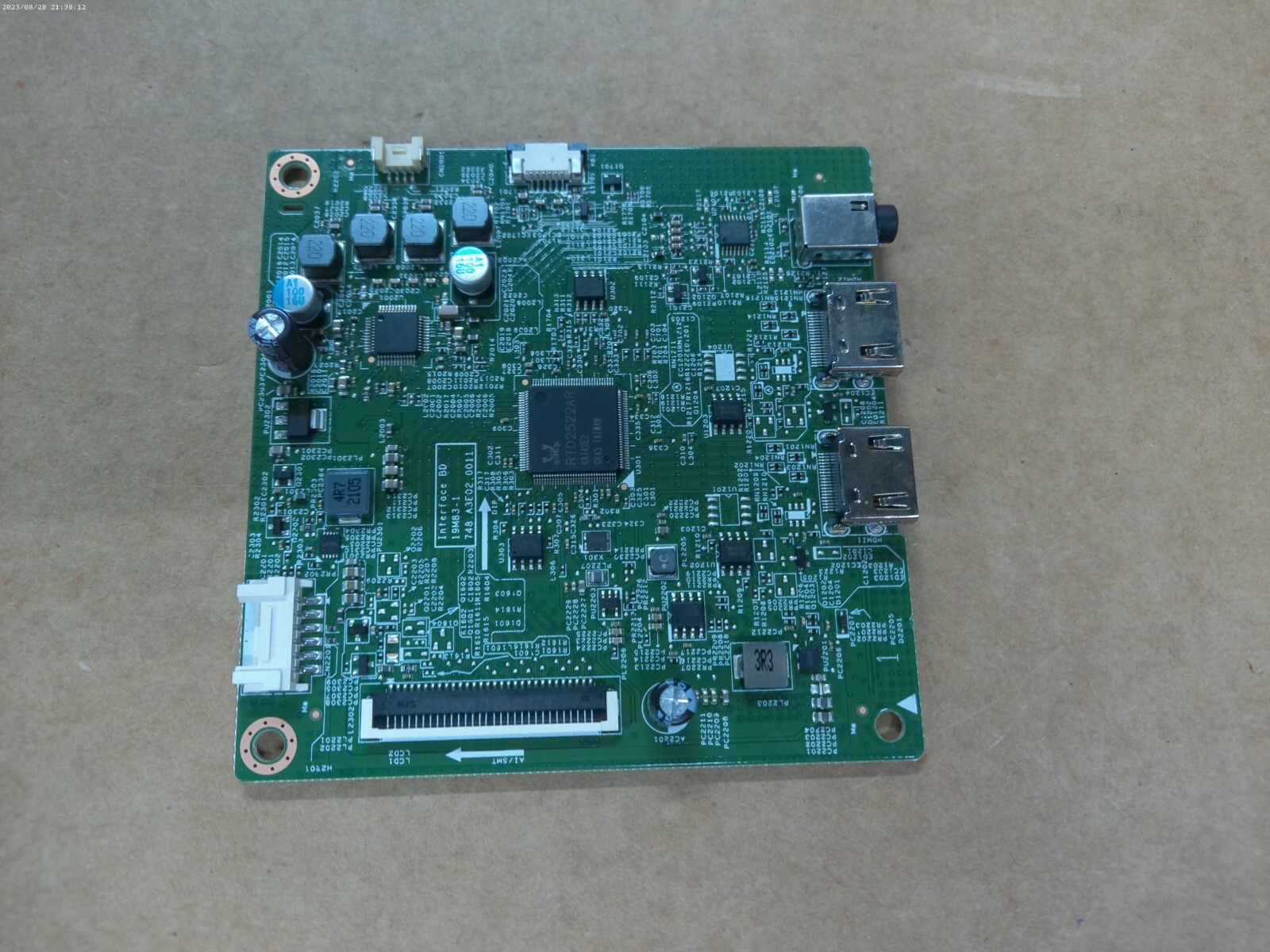 Genuine Dell Main Board P/N 748.A3E02.0011 for Dell S2721H FHD 27" Monitor
