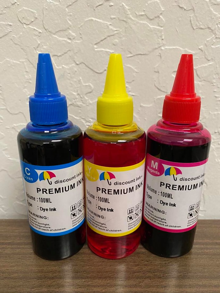3x100ml CMY refill ink kit for HP 940 940XL OfficeJet Pro 8000a 8500a