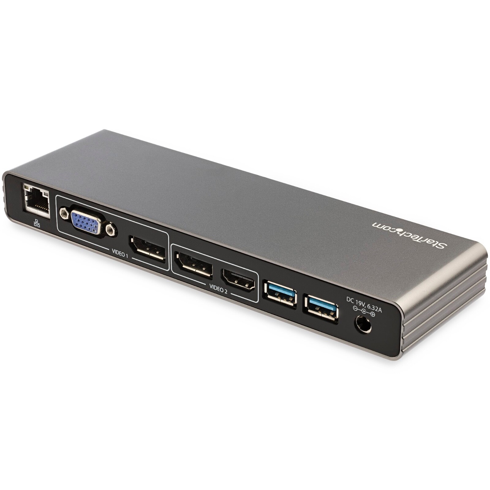 StarTech Thunderbolt 3 Dual 4K Monitor Docking Station TB3DK2DHV