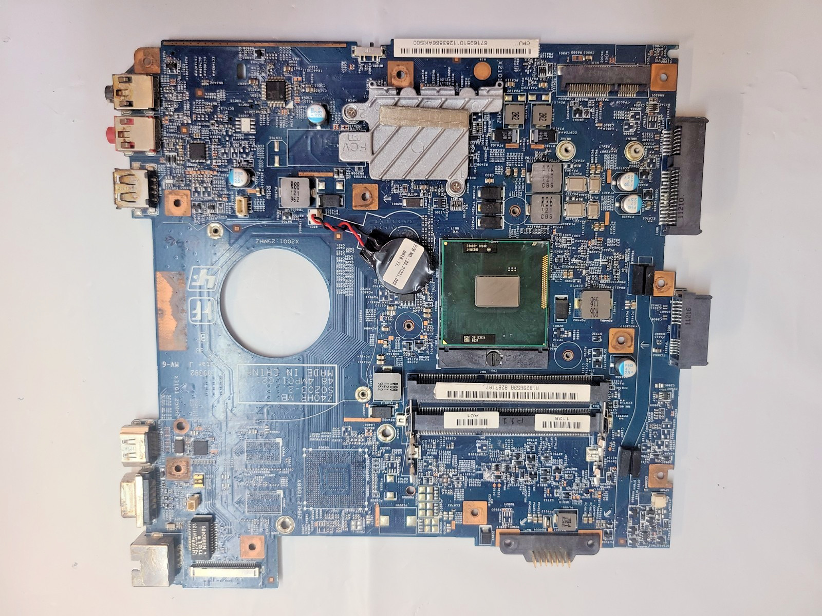 SONY VAIO PCG-61A11L VPCEG1BFX MOTHERBOARD INTEL I3-2310 A1829659A MBX-250 SR04R