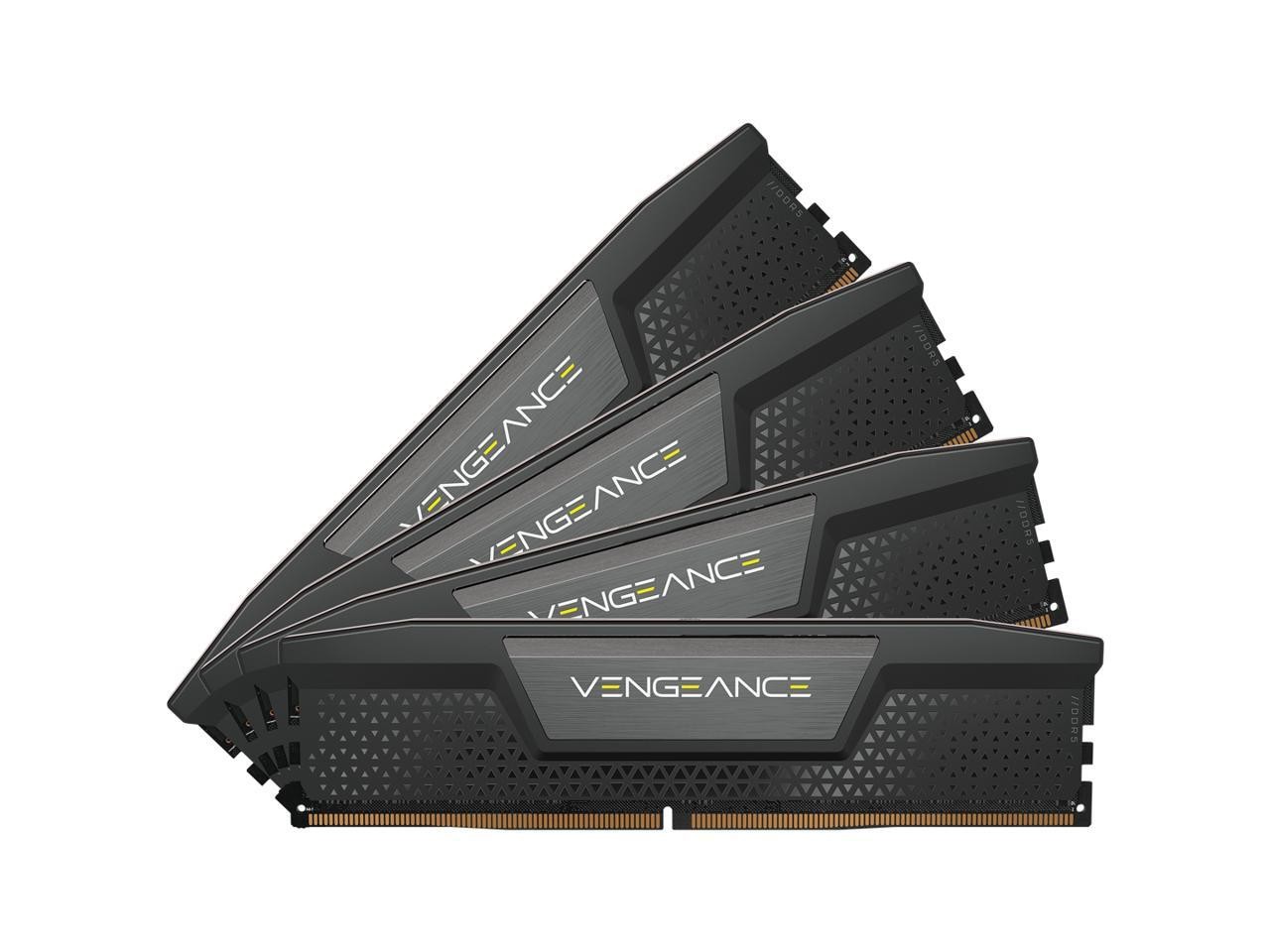 CORSAIR Vengeance 64GB (4 x 16GB) 288-Pin PC RAM DDR5 6000 (PC5 48000) Desktop M
