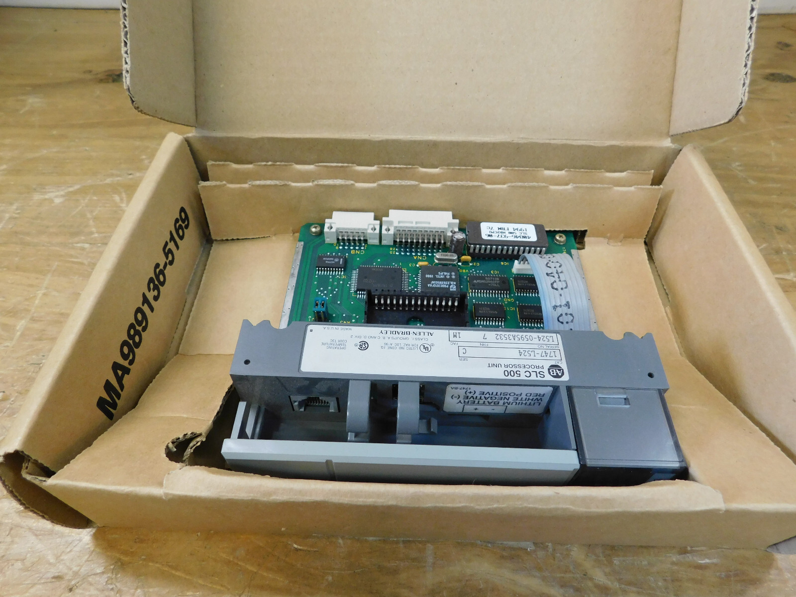 Allen Bradley 1747-L524 Ser C FRN 7 SLC 500 Processor Unit used Grey Label CSQ