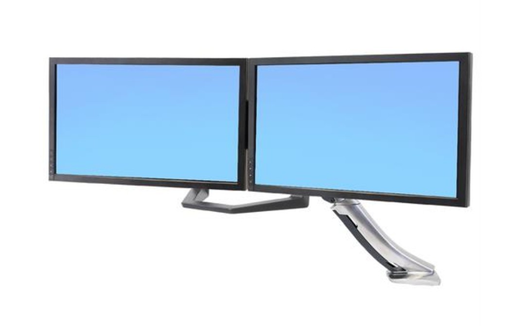 NEW Ergotron 97-783 Single Or Dual Monitor Mount and Handle Kit