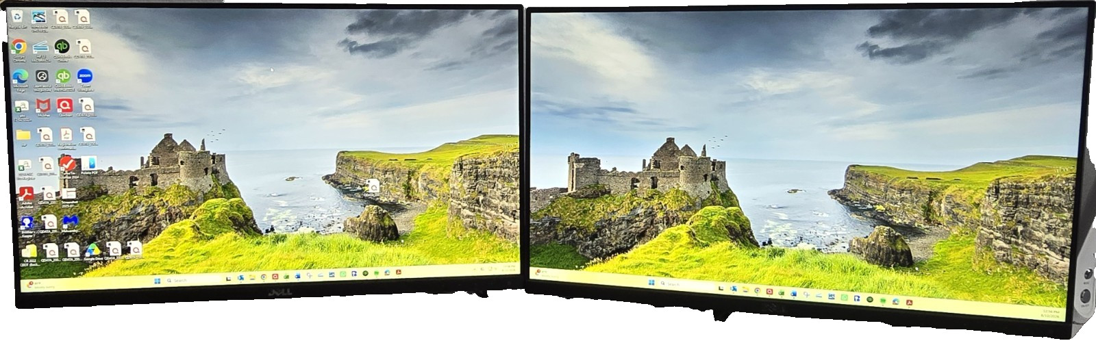 Lot of 2 x Dell UltraSharp U2414HB 23.8" FHD, 16:9 8ms 250nits HDMI DP Monitor