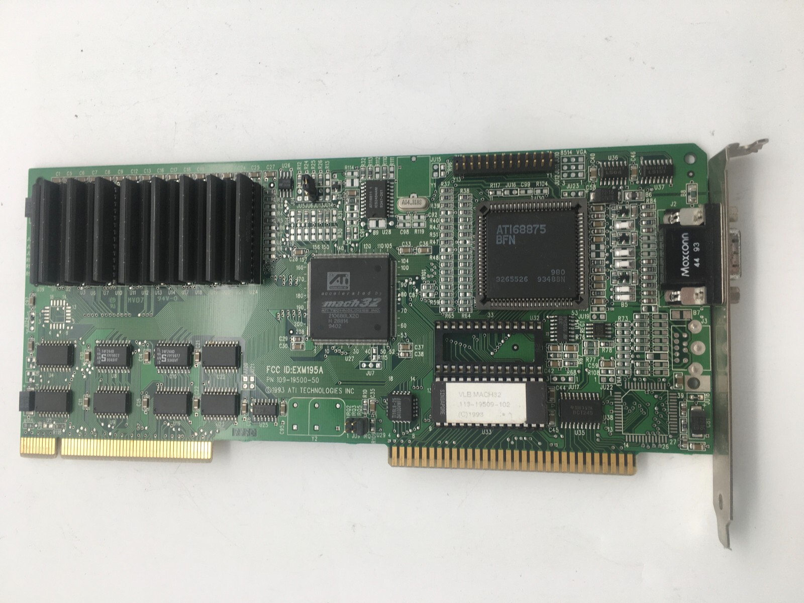 ATI VLB CARD MACH32 113-19509-102  FCC# EXM195A , TESTED, WORKING