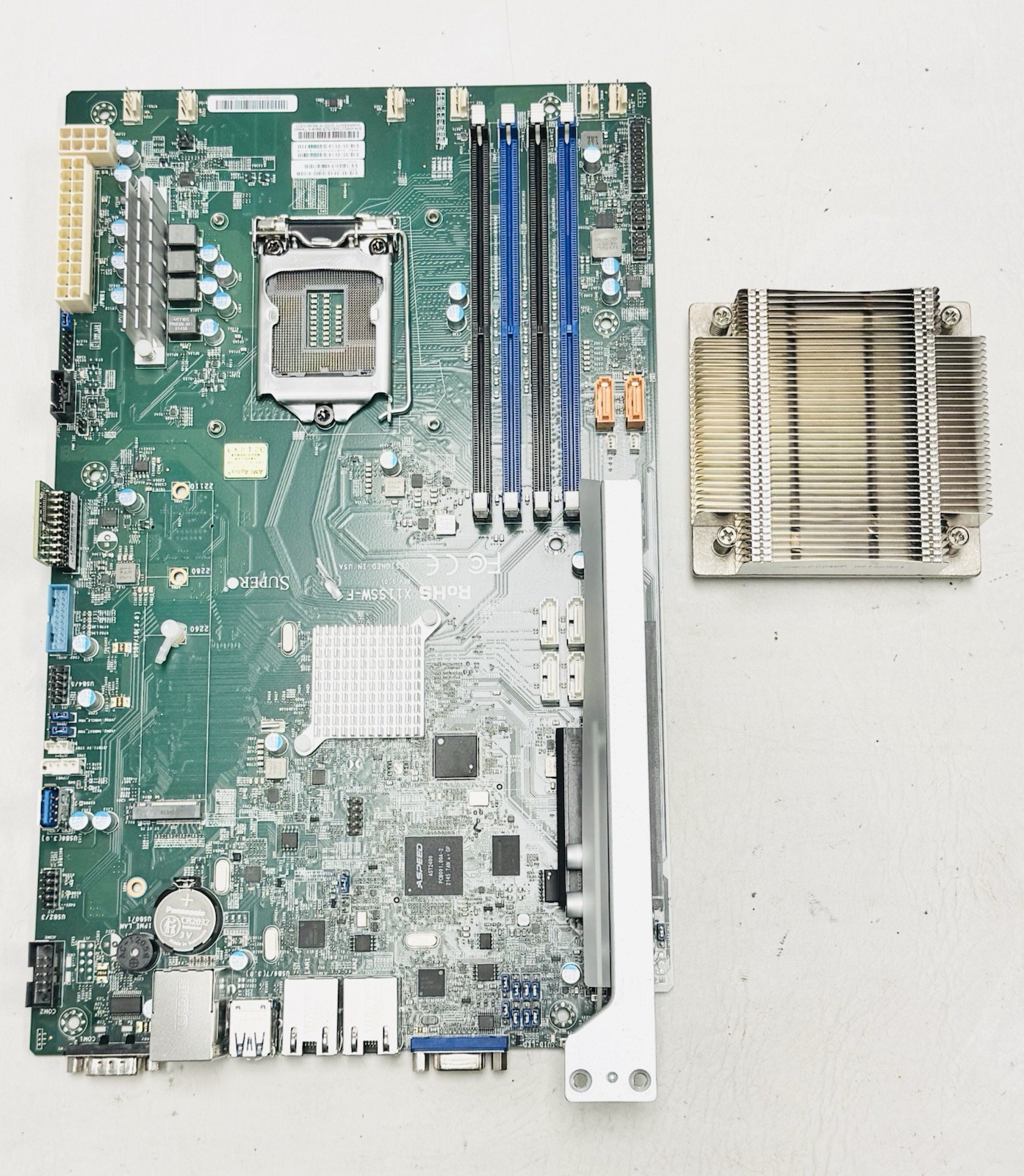 Supermicro X11SSW-F Motherboard + Heat Sink *NO I/I SHIELD*