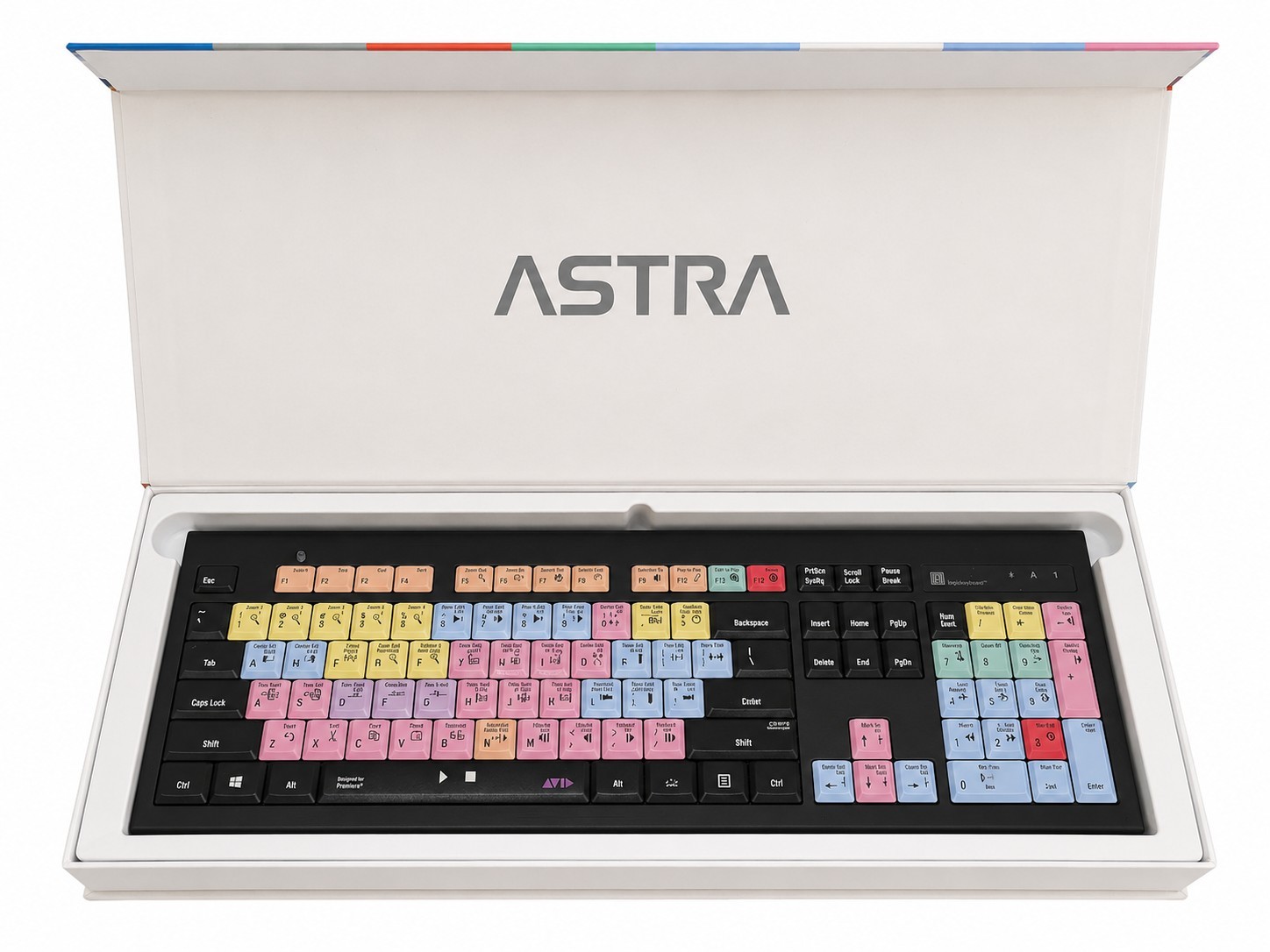Logickeyboard ASTRA 2 Backlit Keyboard for Adobe Photoshop CC (Windows)