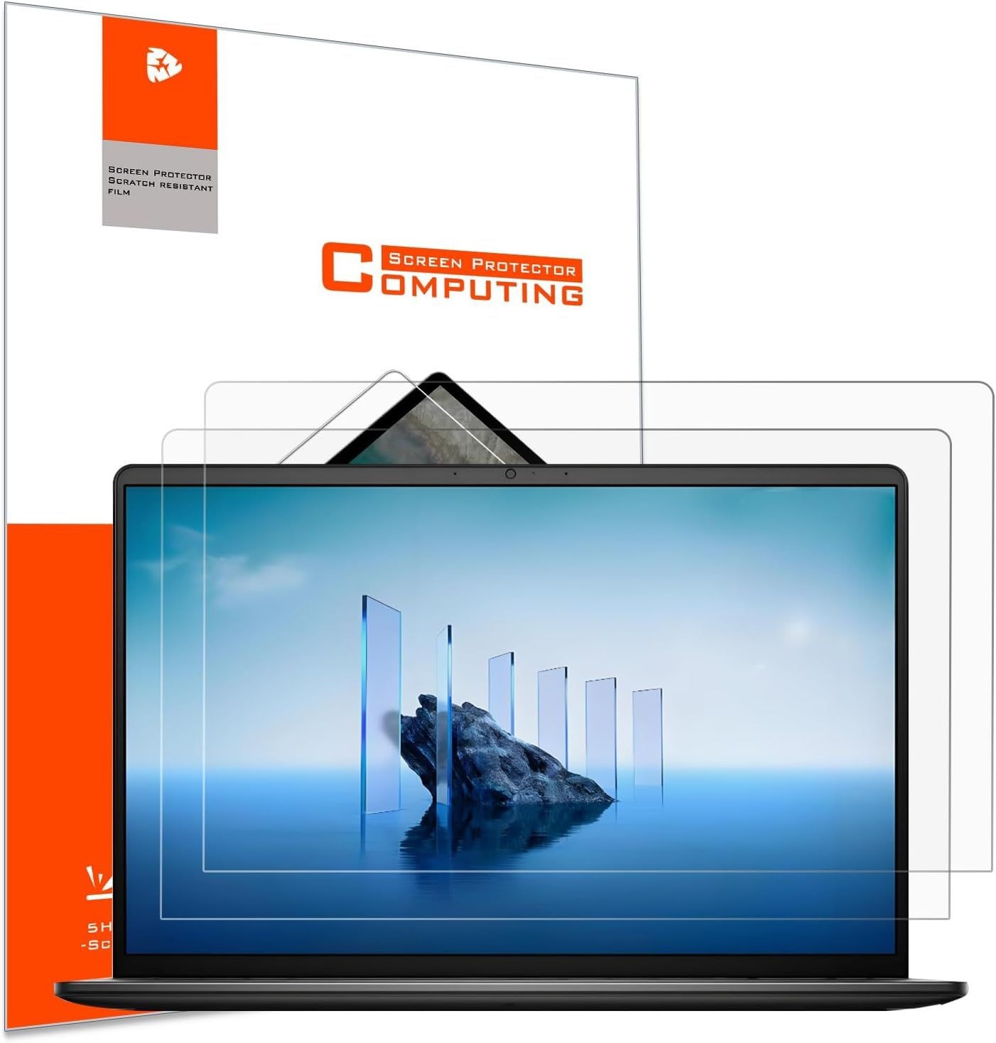 16 inch Anti Glare Screen Protector for Dell 16 DC16250 DC16251 - 2 Pack