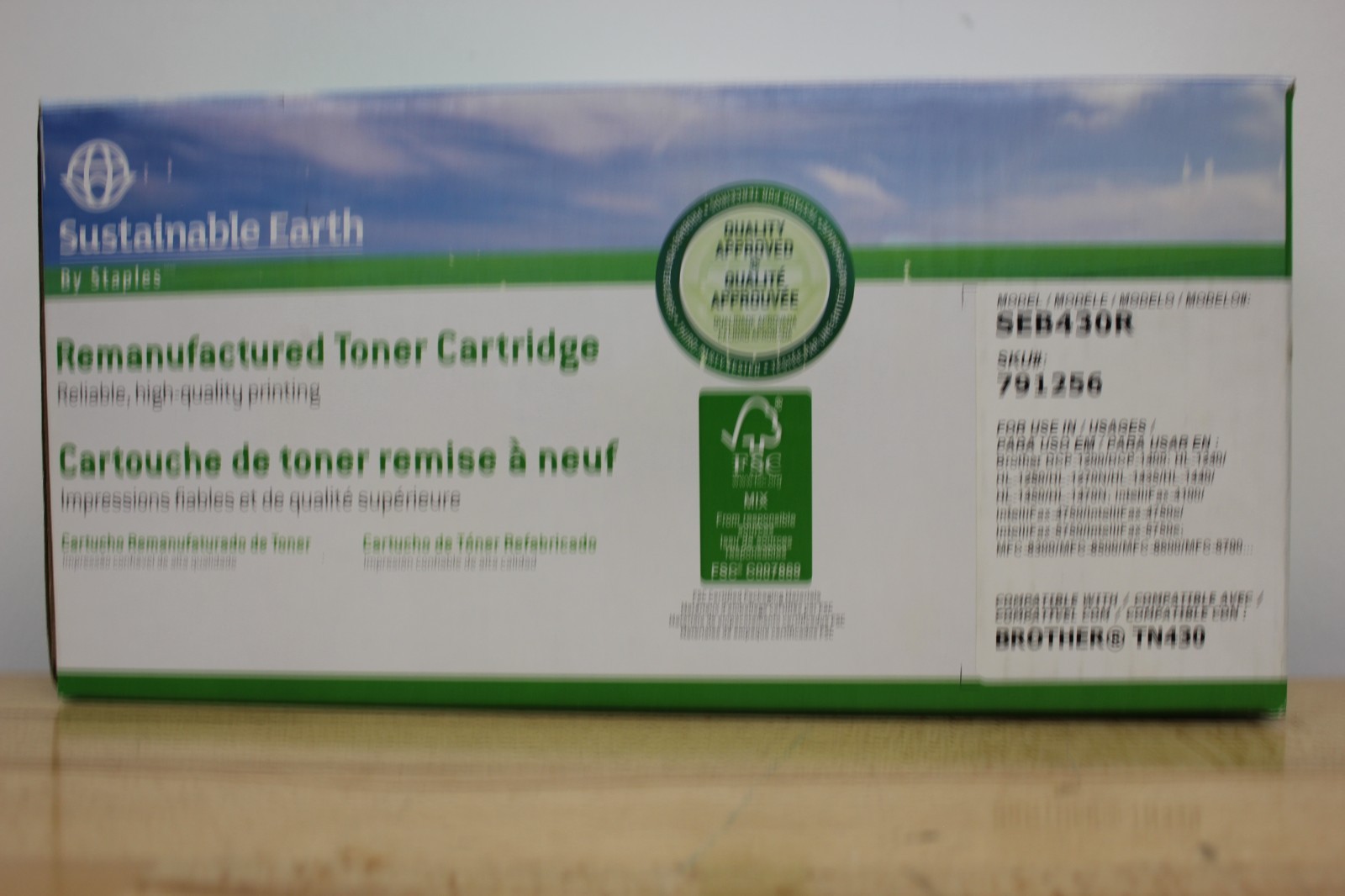 SUSTAINABLE EARTH REMAN TONER CARTRIDGE BY STAPLES