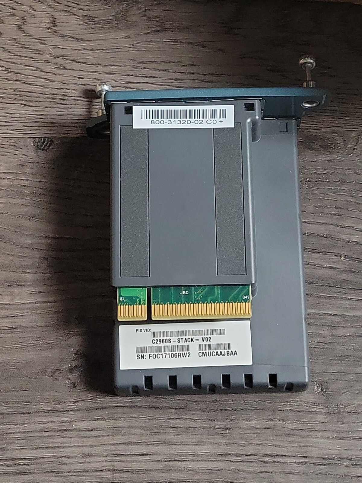 C2960S-STACK V02 Cisco Catalyst 2960-S 10G FlexStack Stacking Module **Pulled**