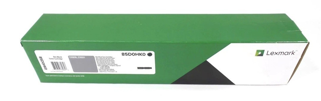 Lexmark Black Toner Cartridge 85D0HK0 For Lexmark CX930, CX931 - New, Open Box