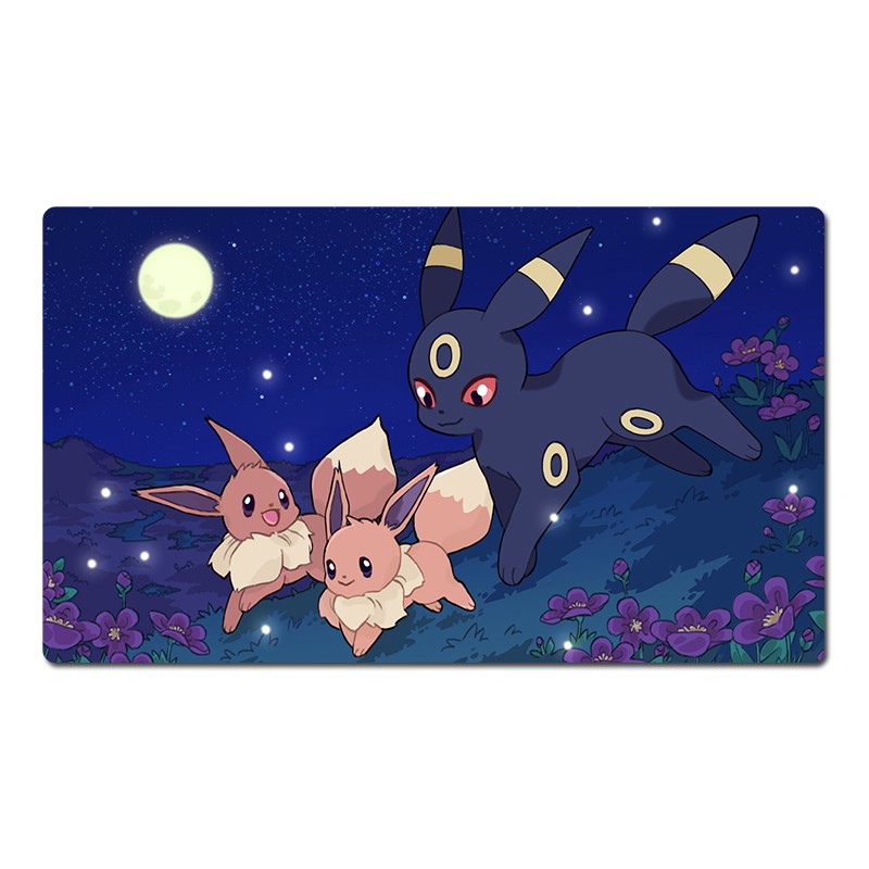 Eevee Umbreon Board Game Pokemon Table Playmat TCG CCG Mat Gaming Pad Mousepad