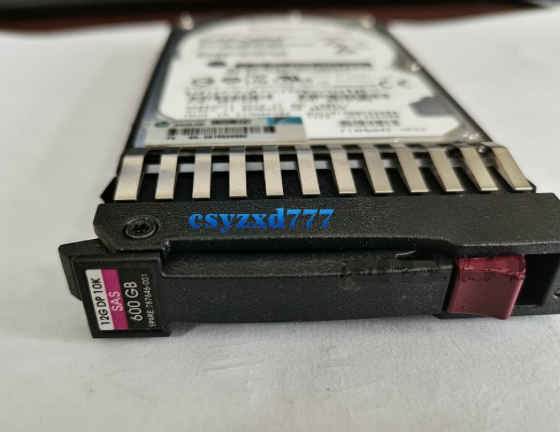 For HPE J9F46A 787646-001 MSA 600GB 10K 12G 2.5 DUAL PORT HDD INCLUDES HDD TRAY