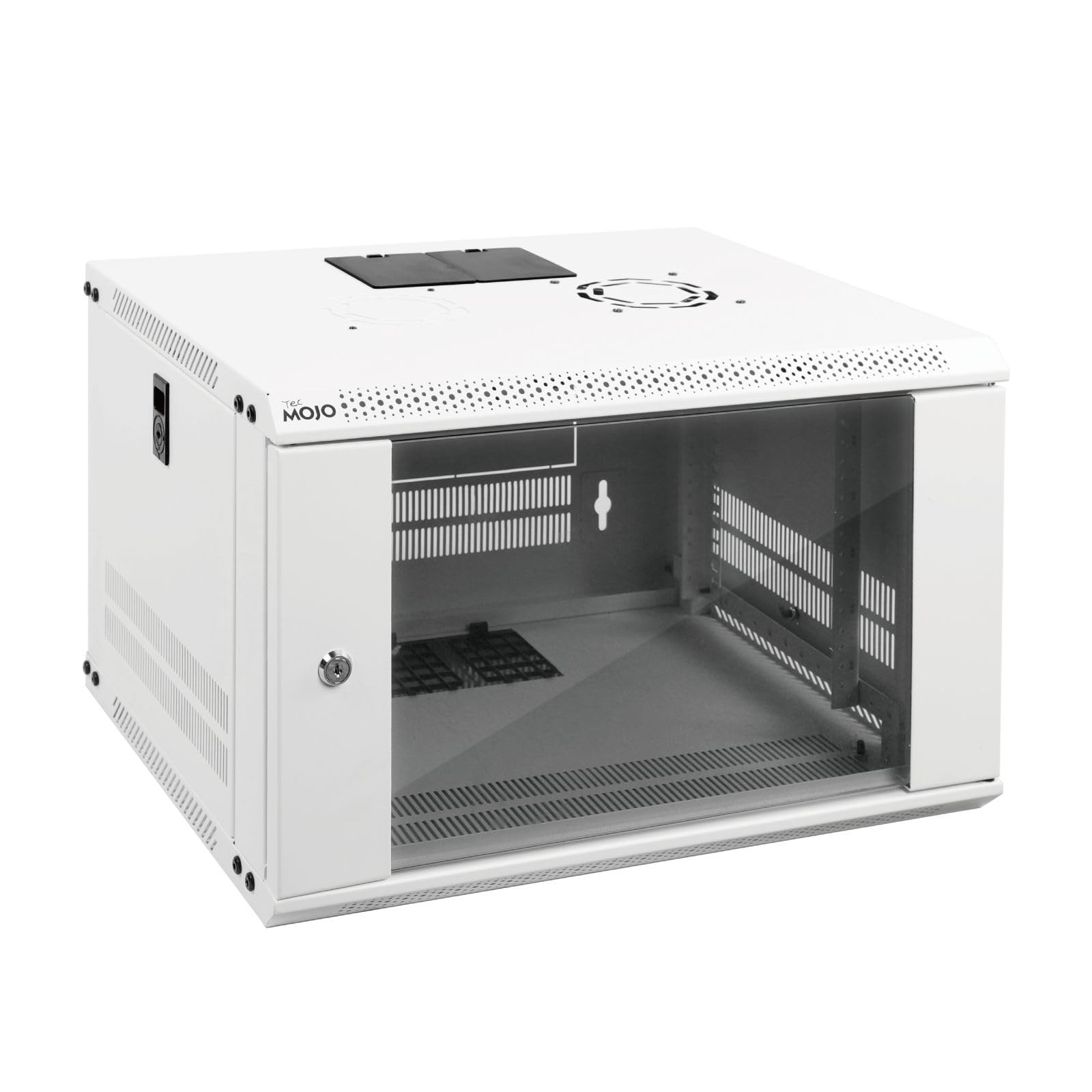 Tecmojo 6U Wall Mount Rack Network Cabinet for 19" IT Equipment