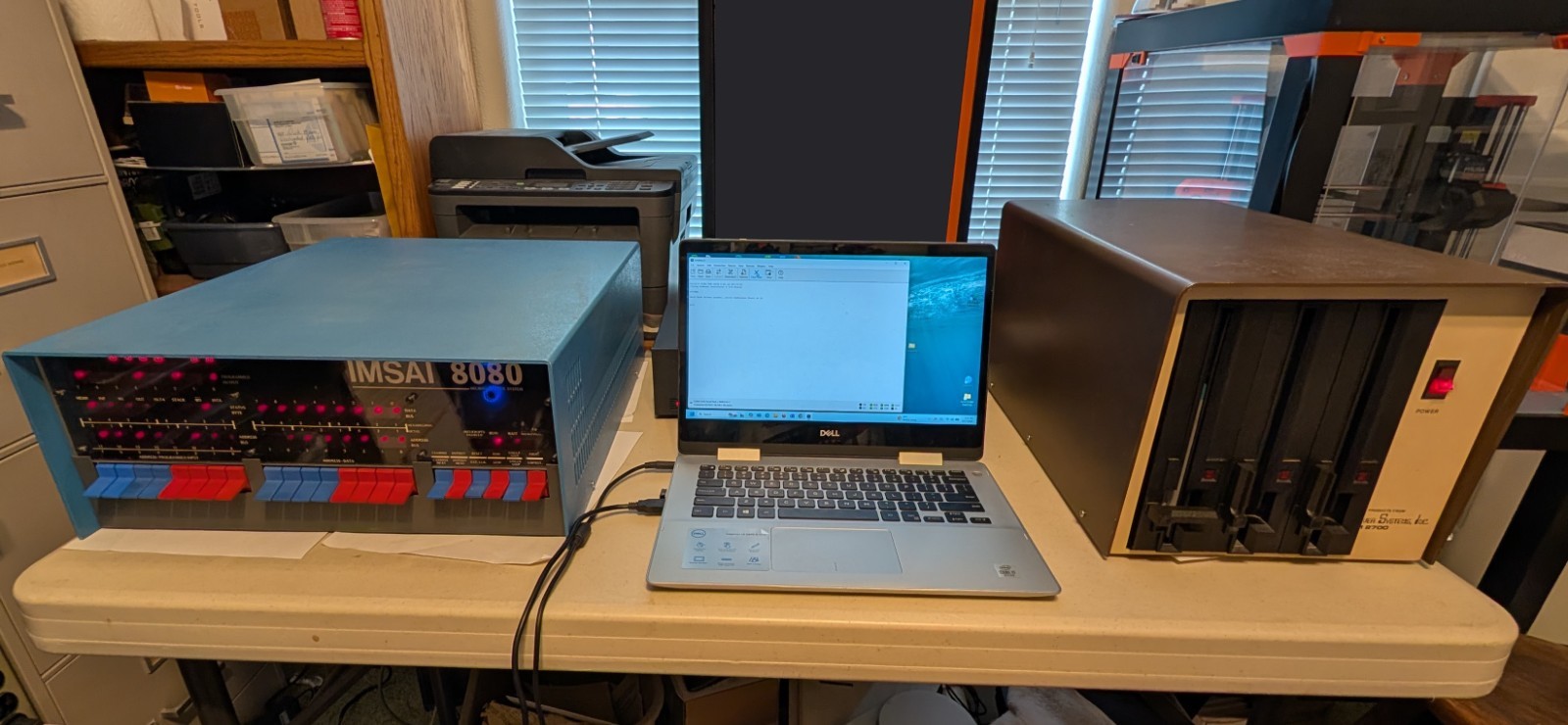 Vintage Imsai Computer System with rare Xcomp Hard Drive all Working - One Owner