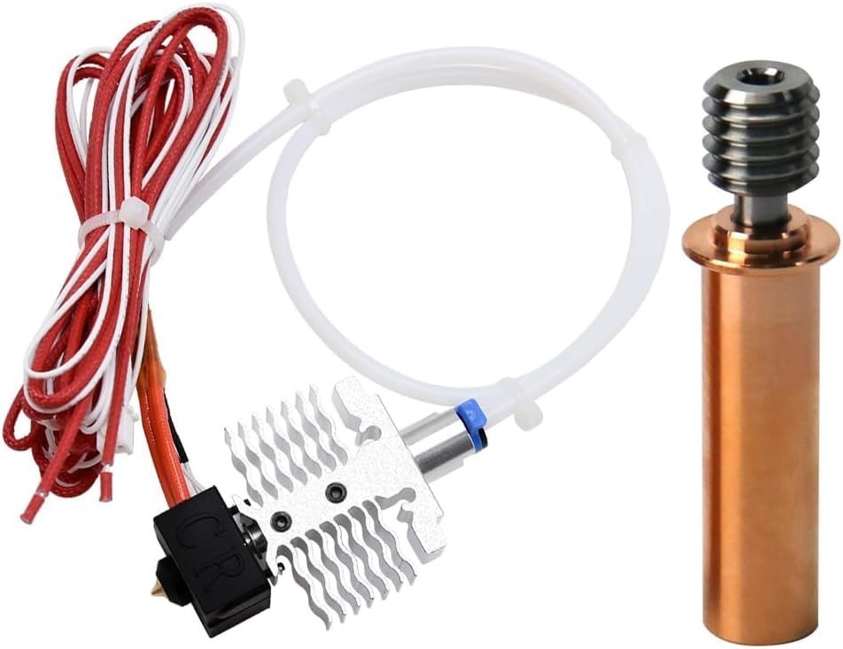 Ender 3 V2 Neo Hotend Kit Extruder Hot End 0.4mm Nozzle + 1pc Bimetal Heatbre...